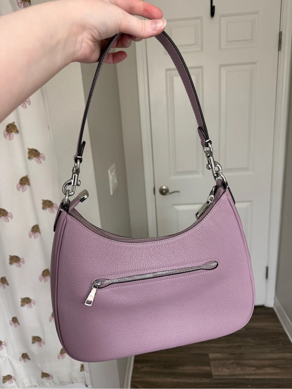 Coach Teri Hobo Leather Bag - Jasmine/Silver - Picture 2 of 6